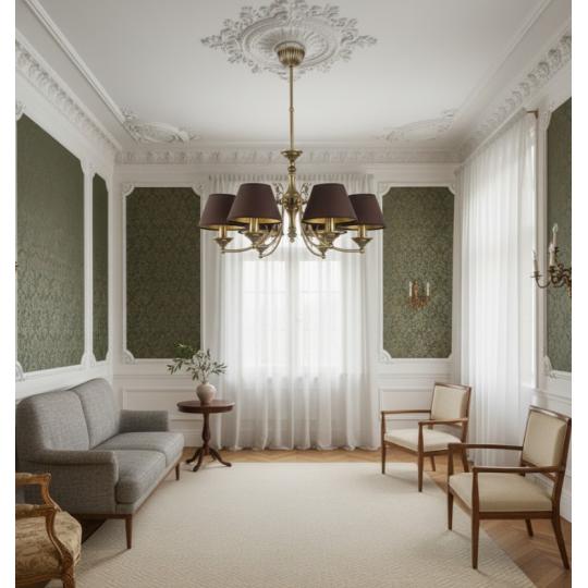 nagymeretu klasszikus antik rez csillar szalon nappali luxus villa kastely elegans polgari lampa vilagitas.jpg